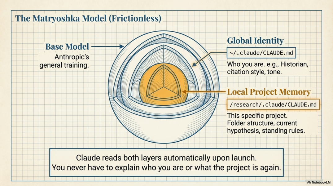 Project memory layers