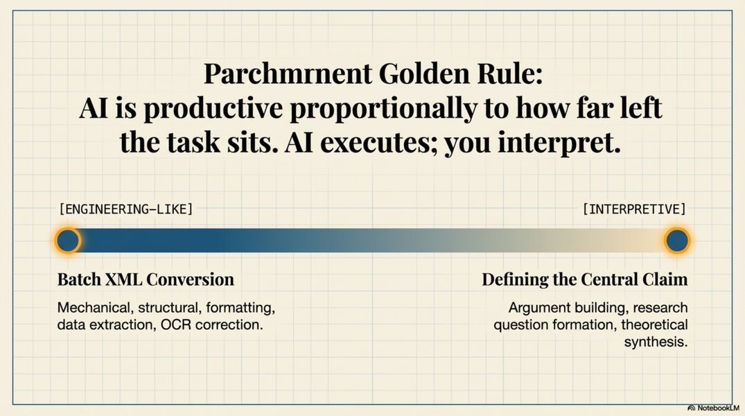 Engineering vs interpretive spectrum