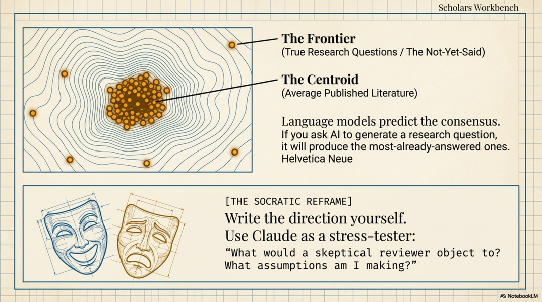 Centroid vs frontier research questions