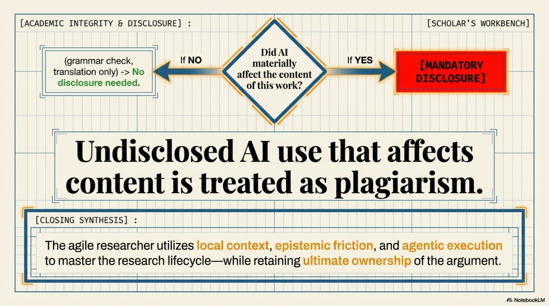 Academic integrity and disclosure